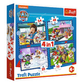 Trefl 4-in-1 Paw Patrol Dog Stories Puzzle - 35-70 Pcs | 34650